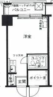 モンテベルデ築地の間取り