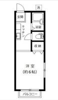 東京都世田谷区瀬田5(アパート)の賃貸物件の間取り