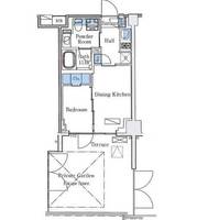 東京都墨田区亀沢4(マンション)の賃貸物件の間取り