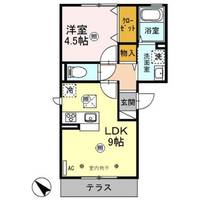 栃木県足利市大前町(アパート)の賃貸物件の間取り