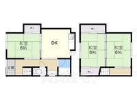 大阪府茨木市西田中町(一戸建)の賃貸物件の間取り