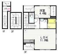 Fコーポの間取り