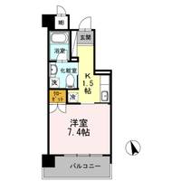 東京都足立区千住曙町(マンション)の賃貸物件の間取り
