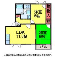 ベルデ御料Aの間取り