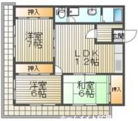 パークサイド伊島の間取り