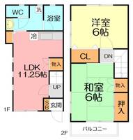 神奈川県秦野市曲松1(一戸建)の賃貸物件の間取り