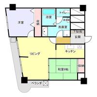 ガーデンコーポ水前寺の間取り