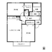 埼玉県比企郡嵐山町大字菅谷(アパート)の賃貸物件の間取り