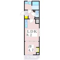 鹿児島県鹿児島市樋之口町(マンション)の賃貸物件の間取り