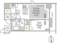 東京都台東区台東2(マンション)の賃貸物件の間取り