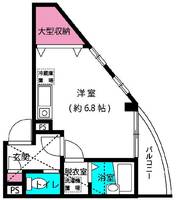 イースト中山の間取り