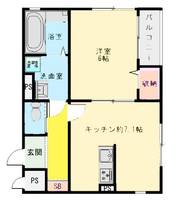 フウキパレスの間取り