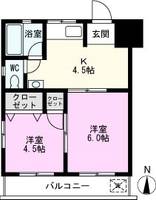 宝ハイツの間取り