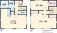 愛知県清須市上条2(一戸建)の賃貸物件の間取り