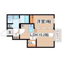 プレモリー長町南B棟の間取り