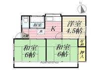 茨城県鹿嶋市大字平井(一戸建)の賃貸物件の間取り