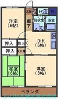 ロイヤルコーポ月出の間取り