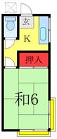 東京都北区志茂2(アパート)の賃貸物件の間取り