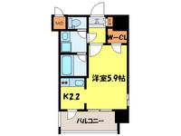 ソシオス天神の間取り