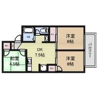 愛知県名古屋市港区知多3(アパート)の賃貸物件の間取り