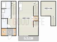 兵庫県加古川市野口町二屋(アパート)の賃貸物件の間取り