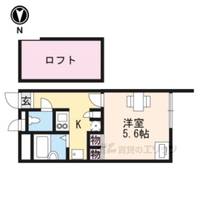 レオパレス渚西の間取り