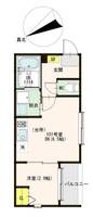 大阪府大阪市生野区中川東2(アパート)の賃貸物件の間取り