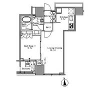 White Tower Hamamatsuchoの間取り