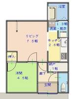 物件の間取り画像