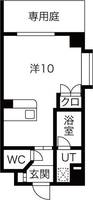 愛知県名古屋市千種区今池南(マンション)の賃貸物件の間取り