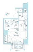 グランフォース五反田の間取り