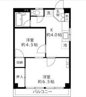 東京都中野区新井1(マンション)の賃貸物件の間取り