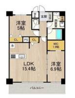 セノアタワー新大阪の間取り