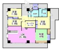アーバンビュー皆実町弐番館の間取り