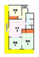 東京都足立区扇1(マンション)の賃貸物件の間取り
