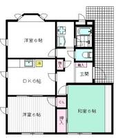 神奈川県横浜市金沢区高舟台1(アパート)の賃貸物件の間取り