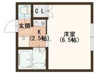 大阪府大阪市西成区天下茶屋2(マンション)の賃貸物件の間取り