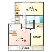 物件の間取り画像