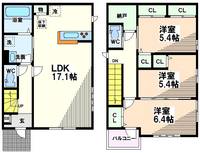 物件の間取り画像