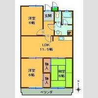 第2橋本マンションの間取り