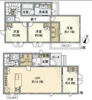 東京都国分寺市西町5(一戸建)の賃貸物件の間取り