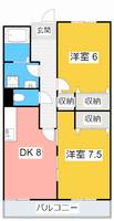 プラチナハイツ安井IIIの間取り
