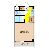 岐阜県岐阜市清(マンション)の賃貸物件の間取り