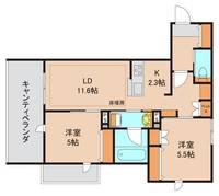 物件の間取り画像