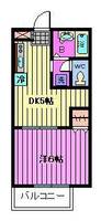 埼玉県さいたま市桜区中島1(アパート)の賃貸物件の間取り