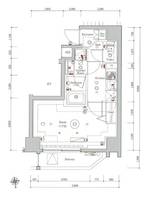 東京都台東区元浅草3(マンション)の賃貸物件の間取り