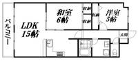 静岡県浜松市中央区寺島町(マンション)の賃貸物件の間取り