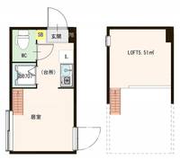 東京都品川区大井6(アパート)の賃貸物件の間取り