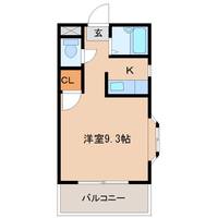 オクトワール宮崎西の間取り