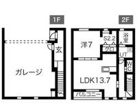 神奈川県厚木市旭町4(アパート)の賃貸物件の間取り